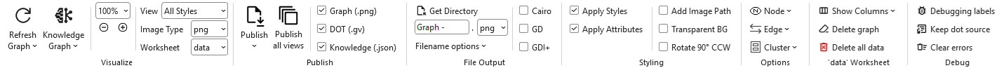 Screen capture of the Data ribbon tab